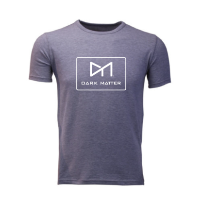 Dark Matter Classic Men's Fitted T-shirt | Grey Melange | White Print