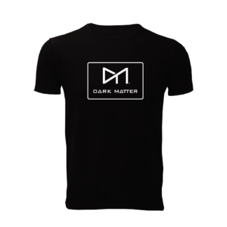 Dark Matter Classic Men's Fitted T-shirt | Black | White Print