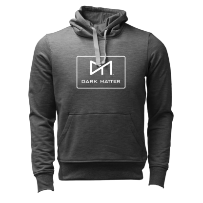 Dark Matter Classic Unisex Hoodie | Grey Melange | White Print