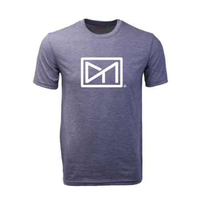 Dark Matter Unisex T-shirt | Grey Melange | White Print