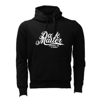 Dark Matter Vintage Unisex Hoodie | Black | White Print