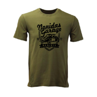 Dark Matter Nonidas Garage Unisex T-shirt | Olive | Black Print