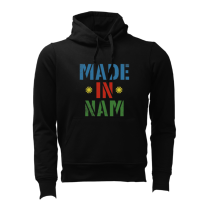 The Dark Matter Made in Nam Unisex Hoodie | Black | Multi-coloured Print | Limited Edition